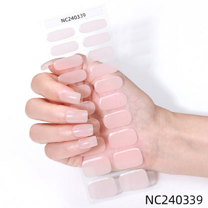 Glitzernde Nagelaufkleber