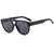Damen modische Katzenaugen-Sonnenbrille im eleganten Tortoise-Look Brehn