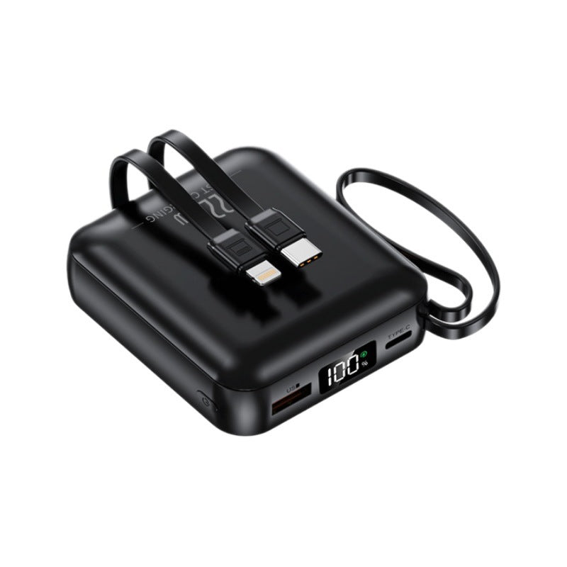 Tragbare Powerbank mit Dual-Usb-C Anschluss und Digitaler Ladestandsanzeige Brehn