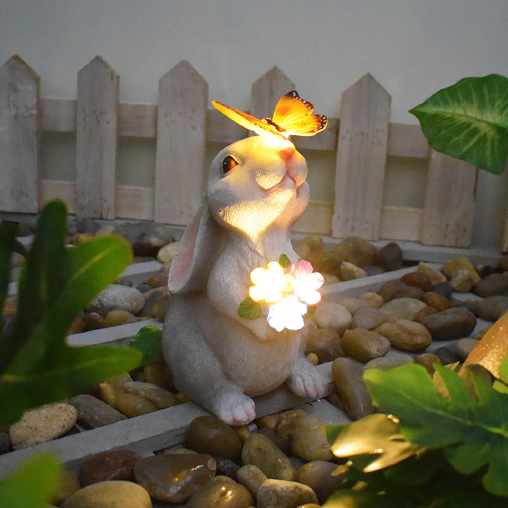 Solarbetriebene Sukkulent-Schildkröte Gartenpflanzer Nachtlicht Ornament Brehn