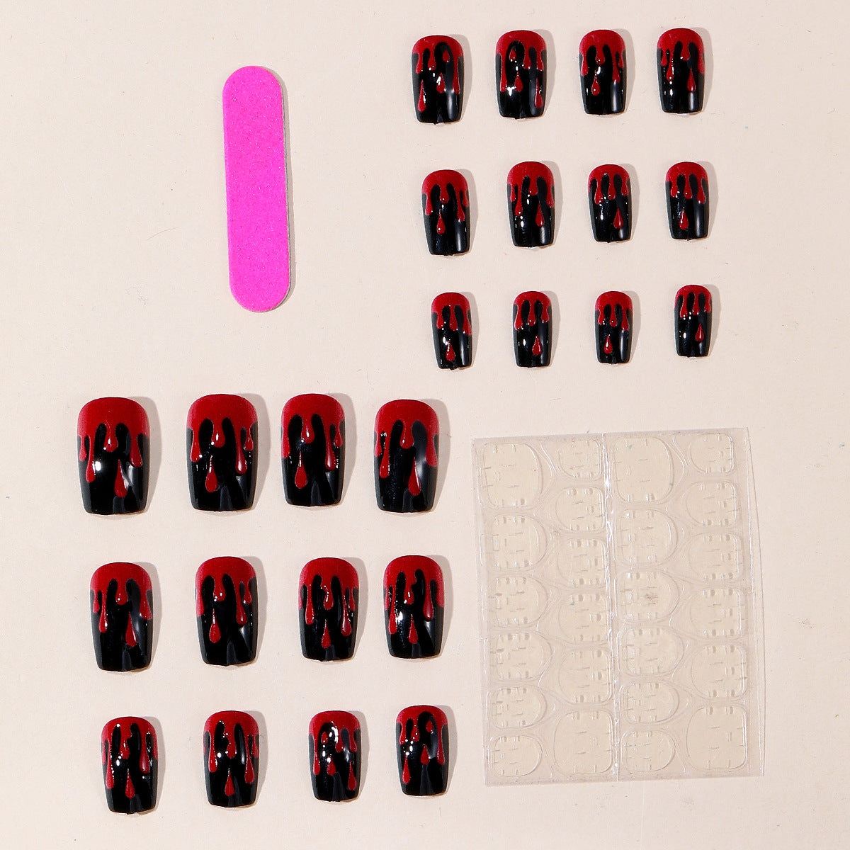 Stylisches Gothic Nagelkunst Set Brehn