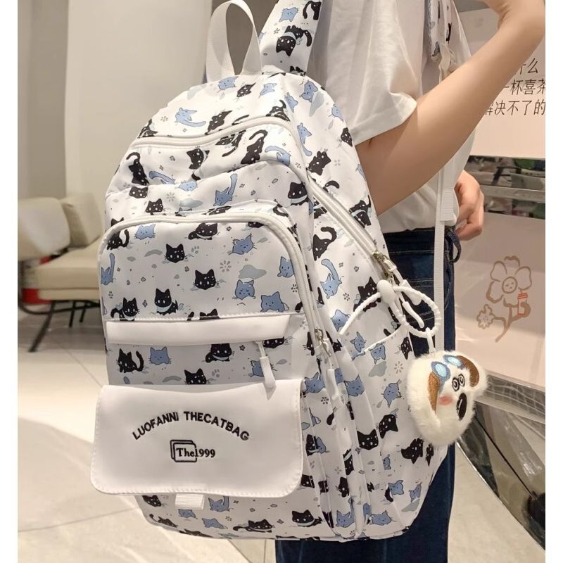 Verspielt Katzenthemen Rucksack Brehn