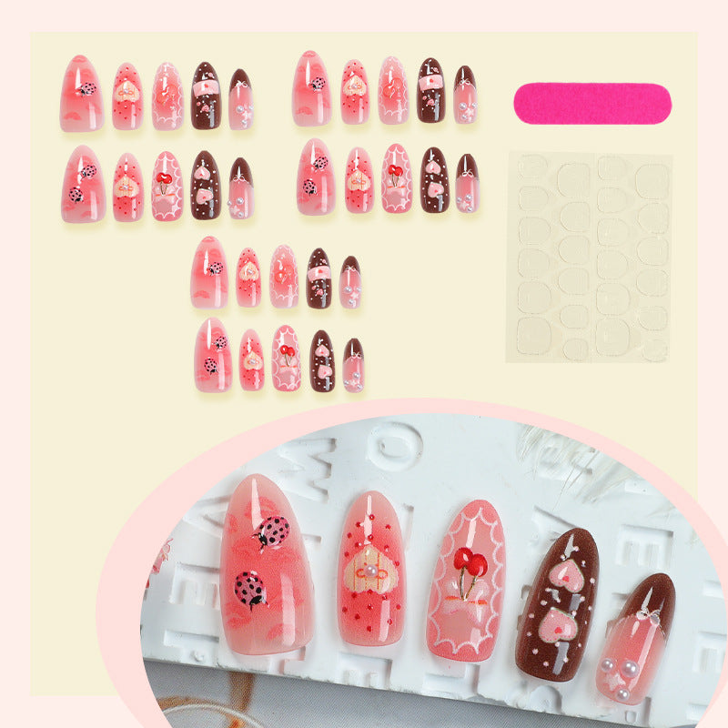 Fantasy-Themen Press-On Nail Art Set Brehn