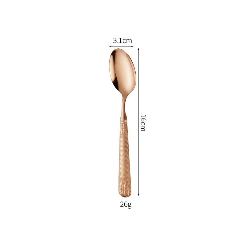 Eleganter Teelöffel mit Kunstvollem Griffdesign Brehn