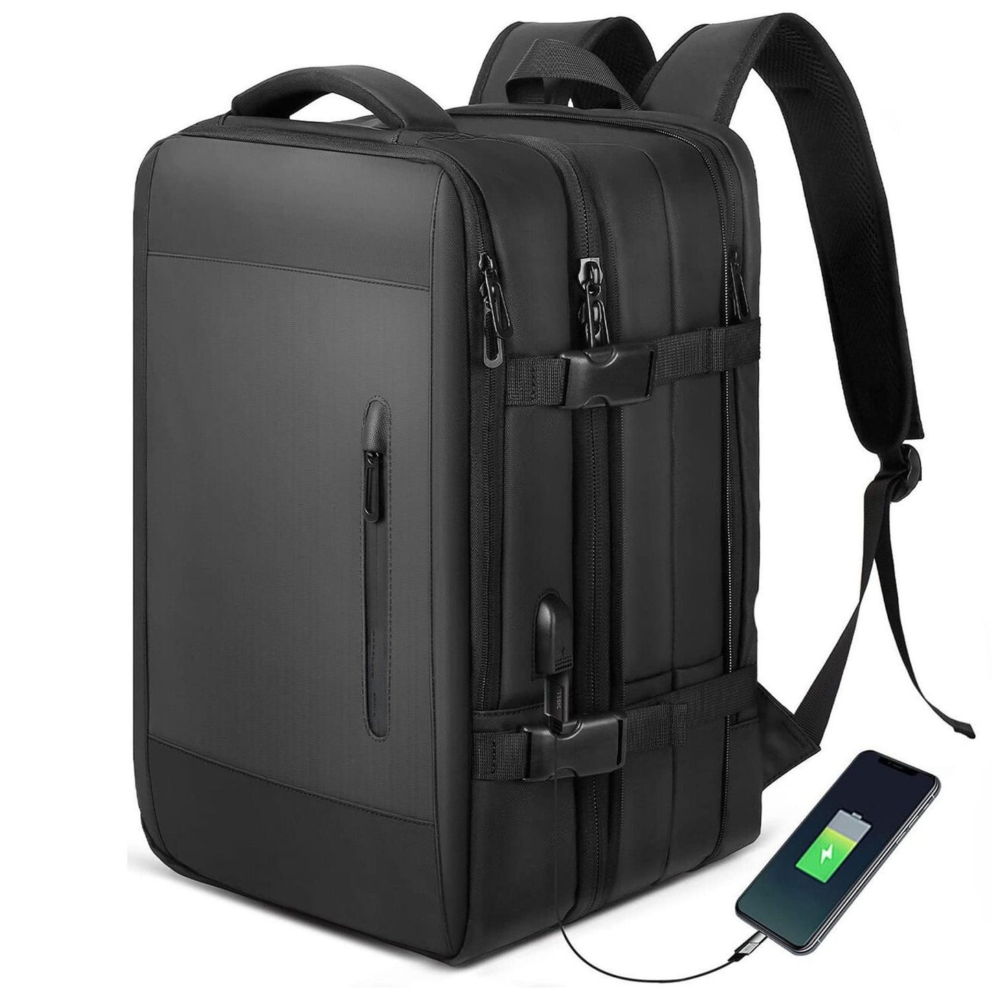 Multifunktionaler Laptop-Rucksack Mit Usb-Ladeanschluss Und Wasserabweisendem Material Brehn