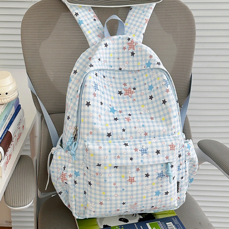 Niedlicher Sternen Druck Rucksack