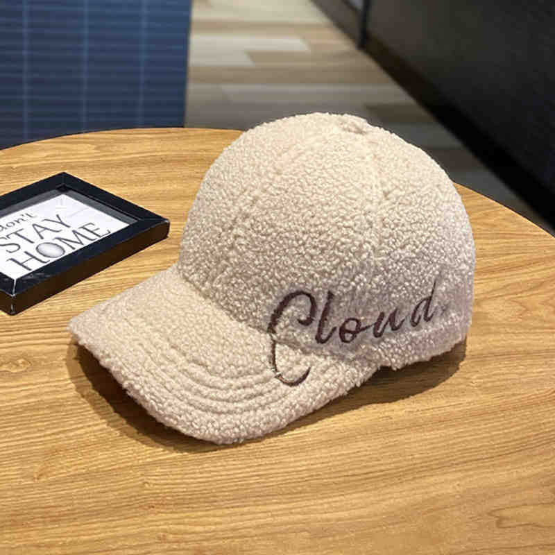 Damen Fluffy Texturierte Baseballmütze Brehn