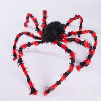 Halloween Haarreif mit Plüschspinne