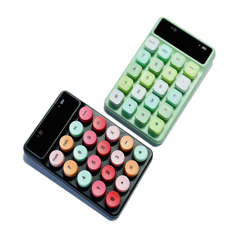 Kabellose Retro Taschenrechner-Tastatur Brehn