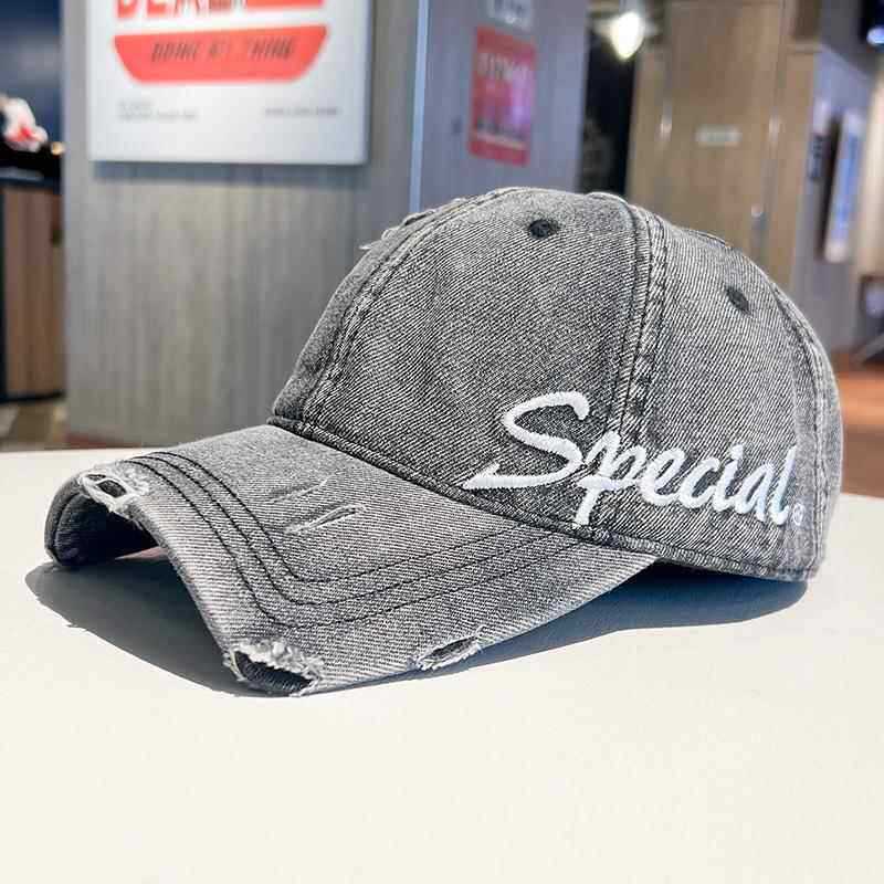 Unisex Verwaschenes Baumwoll-Dad-Cap Brehn