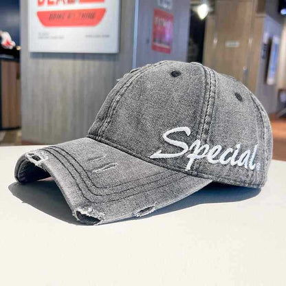 Unisex Verwaschenes Baumwoll-Dad-Cap Brehn