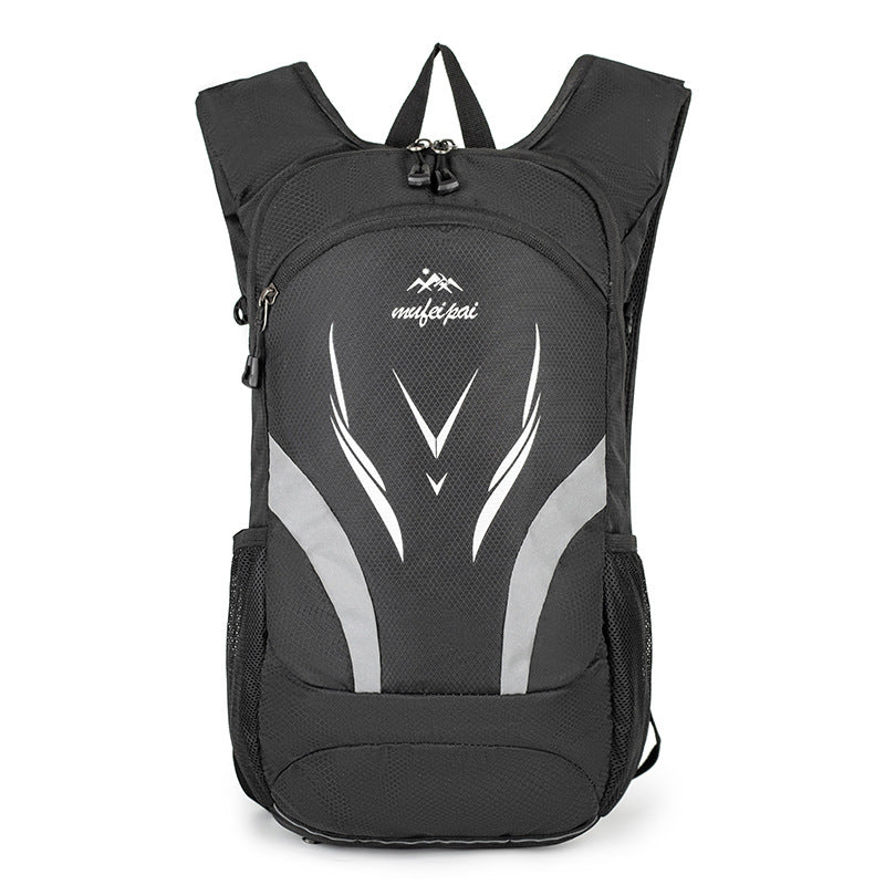 Unisex nan leichter Trinkrucksack mit integriertem Trinksystem atmungsaktivem Netzrücken und seitlichen Netz-Außentaschen Brehn