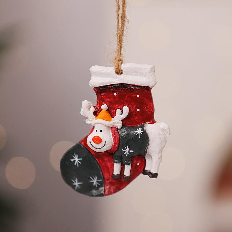 Dekorativer Weihnachtsstrumpf mit Rentiermotiv Brehn