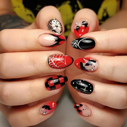 Halloween Kunstnagelset für kreative Nagelgestaltung Brehn