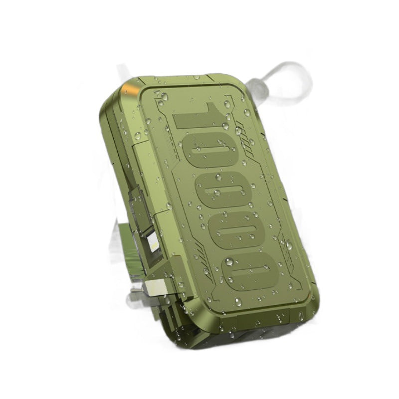 Tragbare Powerbank mit robustem Gehäuse und integrierter Schnellladefunktion Brehn