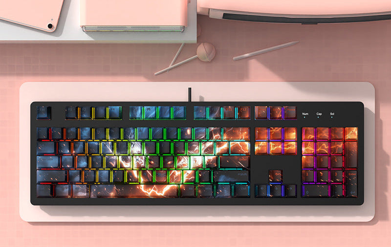 Künstlerisch Themed Mechanische Tastatur Brehn