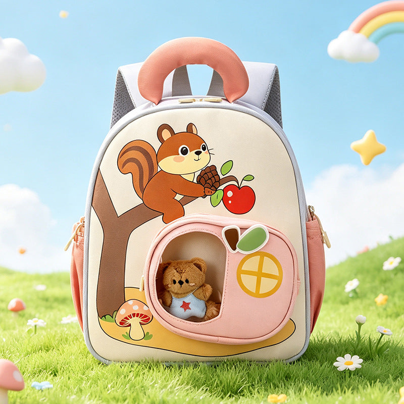 Kinderrucksack mit niedlichem Tiermotiv