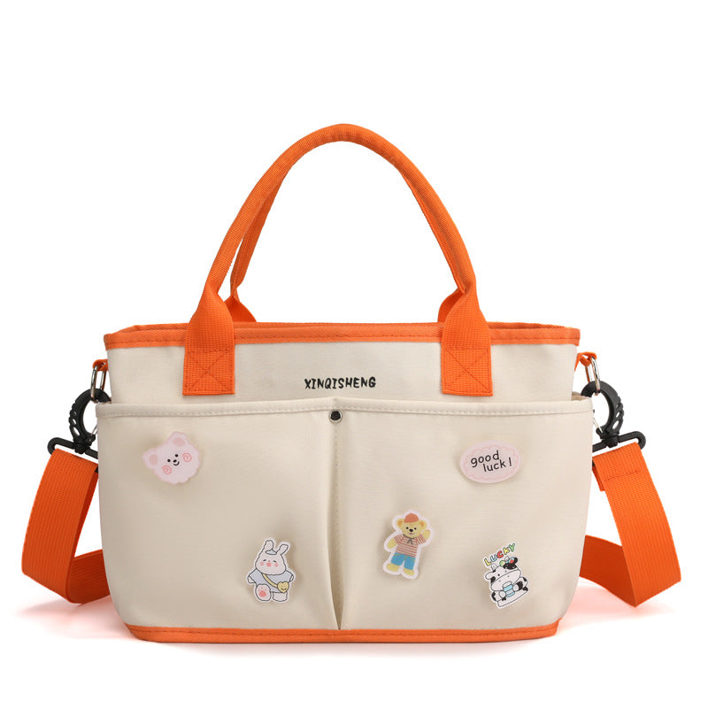 Multi-Taschen Blumenmuster Tote Bag Brehn