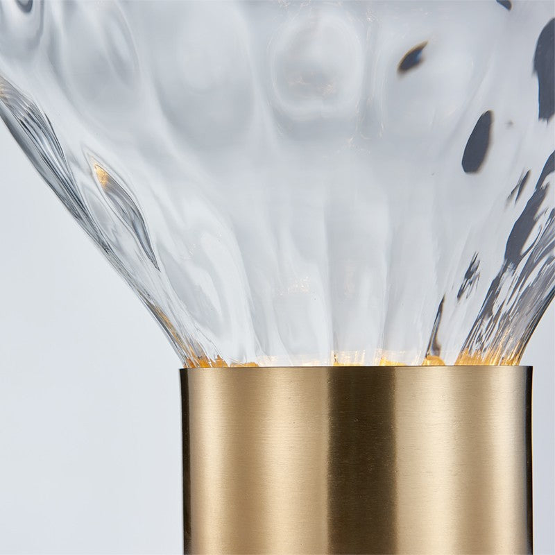 Künstlerische Glas Tischlampe