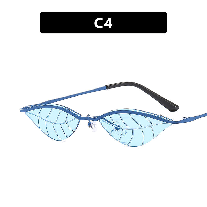Damen Cat-Eye Sonnenbrille mit innovativem Blattdesign Brehn