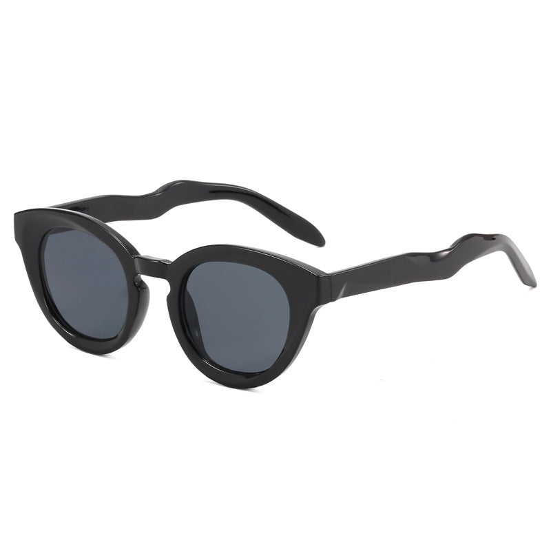 Damen modische Sonnenbrille mit feline Features Brehn