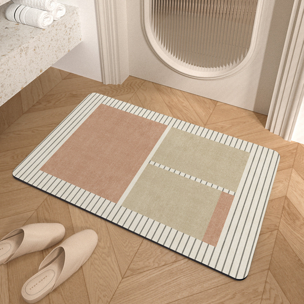 Geometrisches Muster Texturiertes Badetuch Brehn