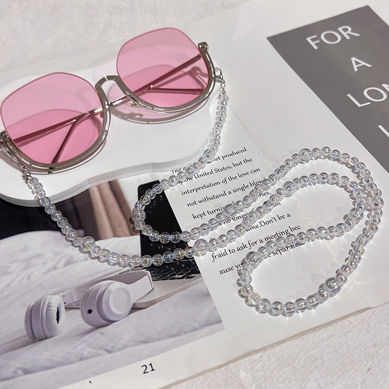 Mehrschichtige Perlen Eyewear Kette Brehn