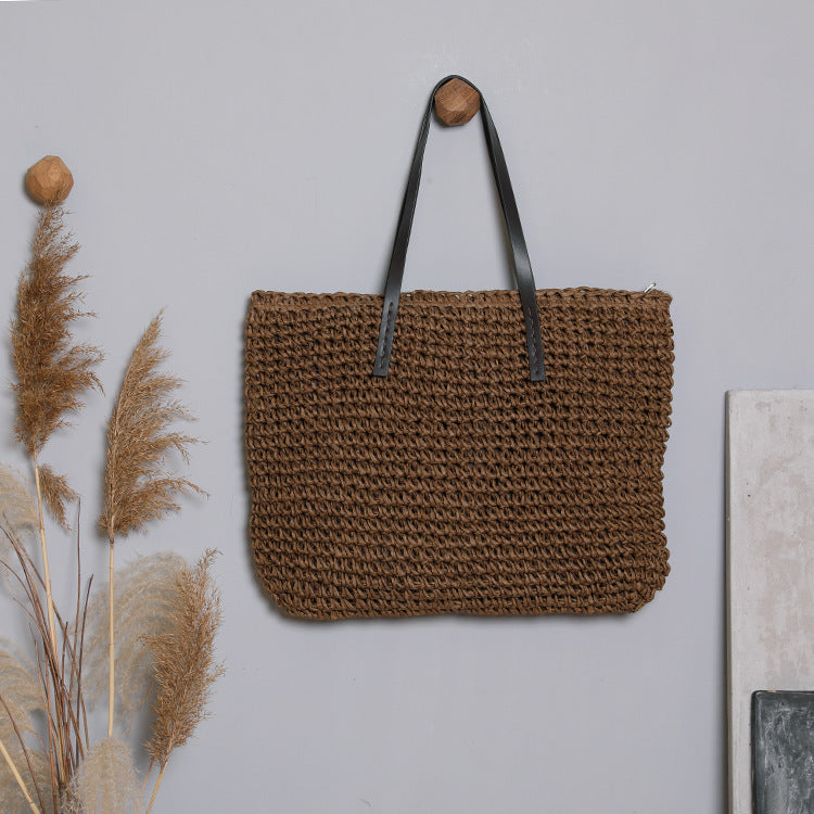 Handgefertigte Strandtasche mit Starker Struktur Brehn
