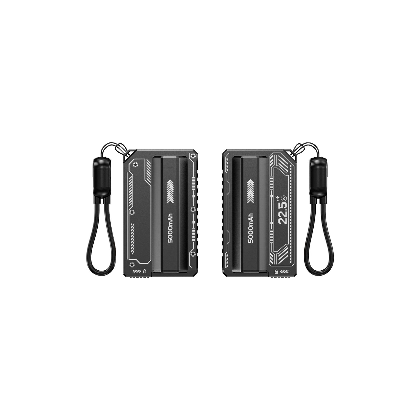 Kompakte Tragbare Powerbank mit Digitaler Leistungsanzeige Brehn