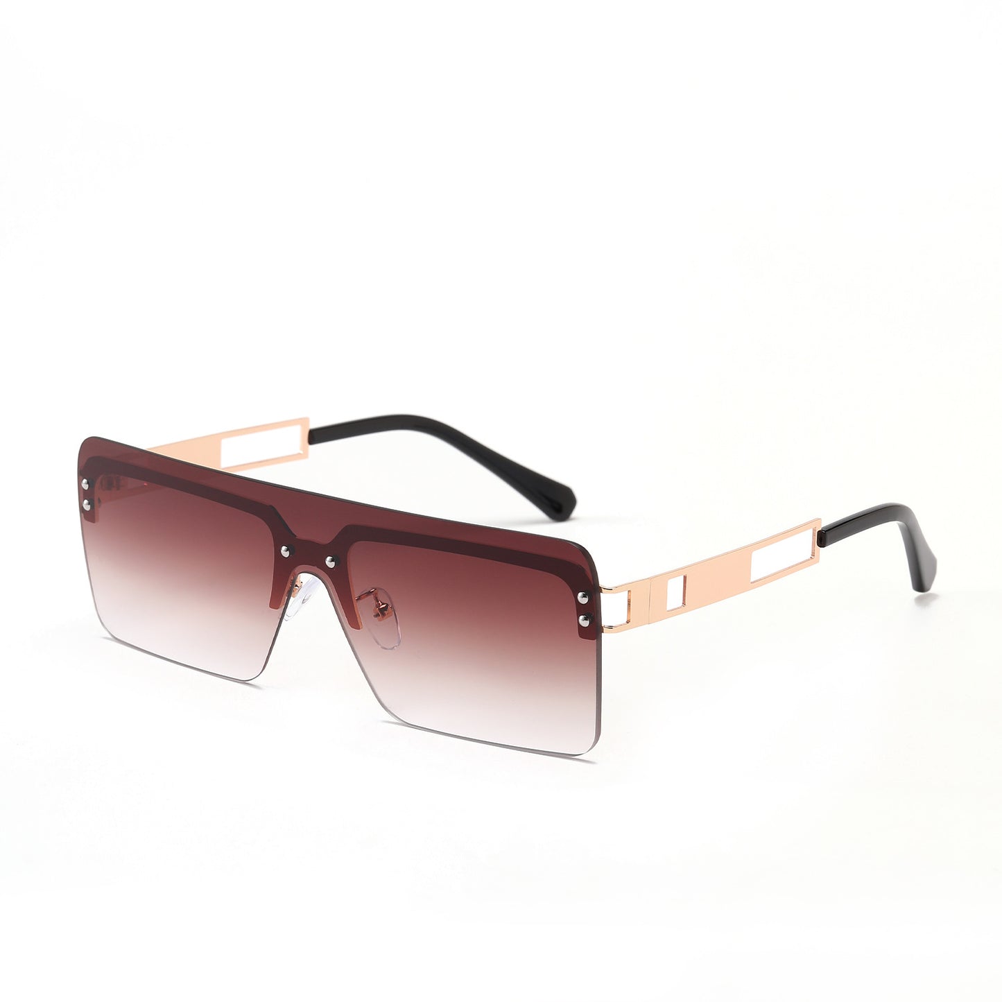 Damen oversized Sonnenbrille mit modernem geometrischem Design Brehn