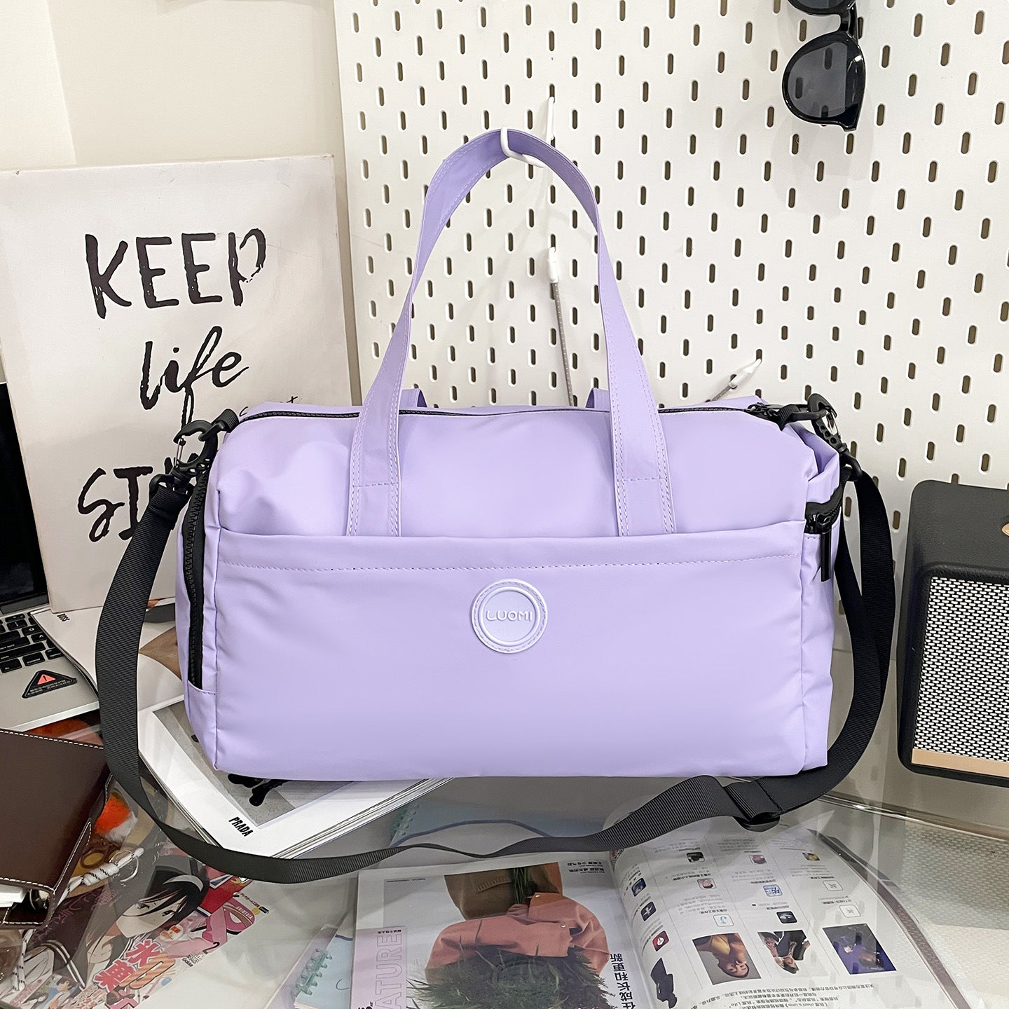 Funktionale Wochenend-Duffel-Tasche