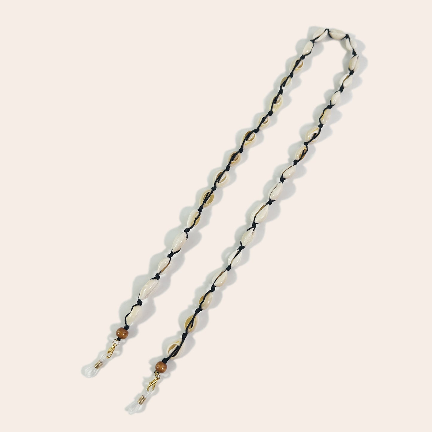 Shell Bead Brillen Kette Brehn