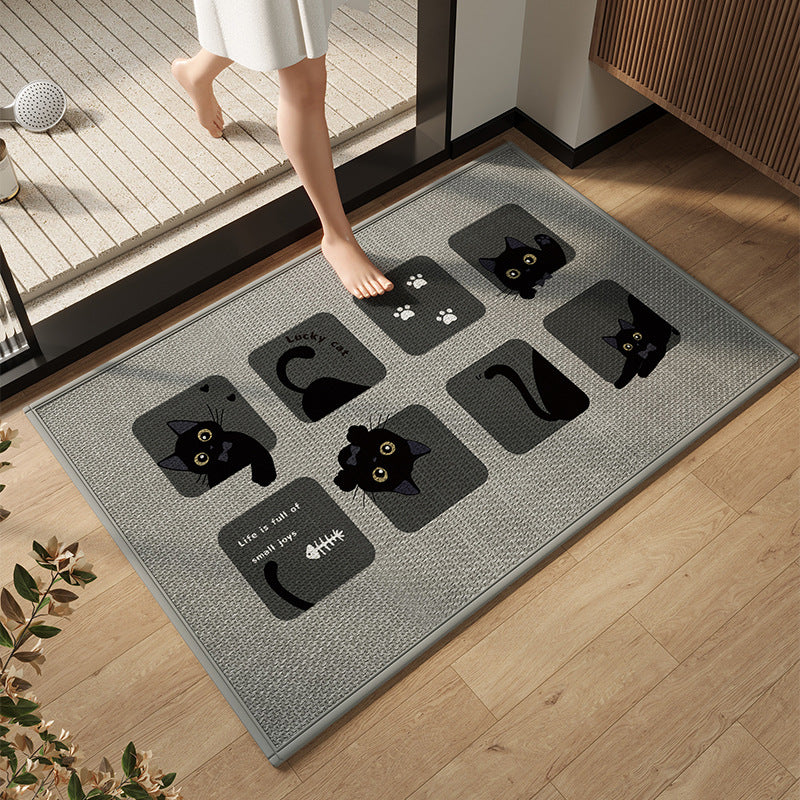 Elegante moderne Badezimmermatte Brehn