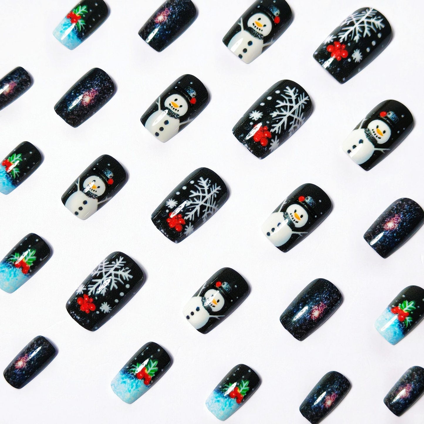 Winterliche Nagelkunst Brehn