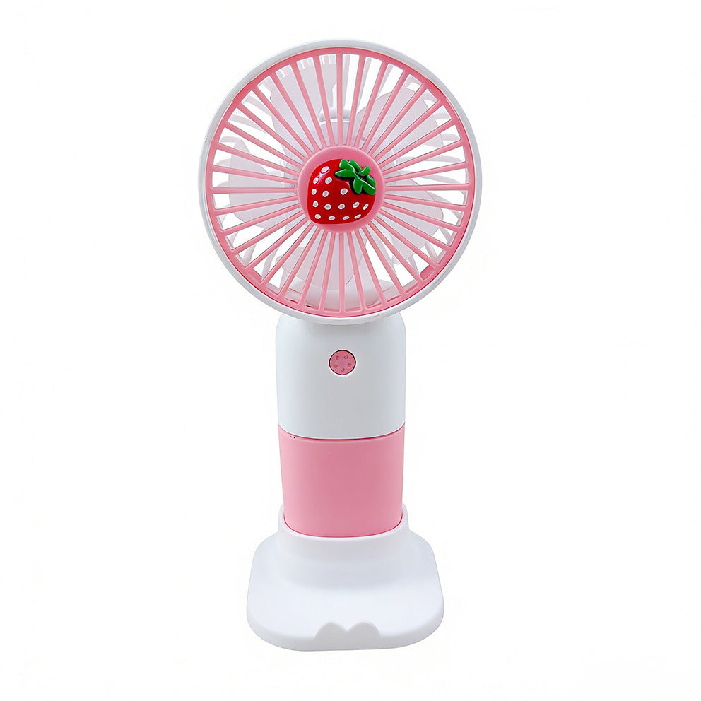 Damen tragbarer Mini-Handventilator mit doppelter USB-Ladefunktion Brehn