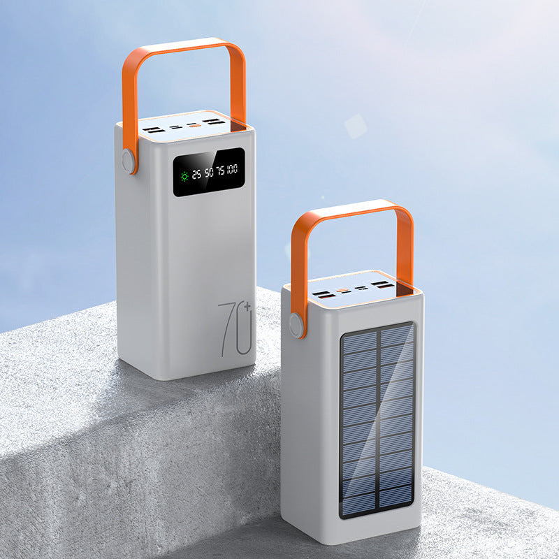 Tragbares Solar-Ladegerät mit multifunktionaler LED-Anzeige Brehn