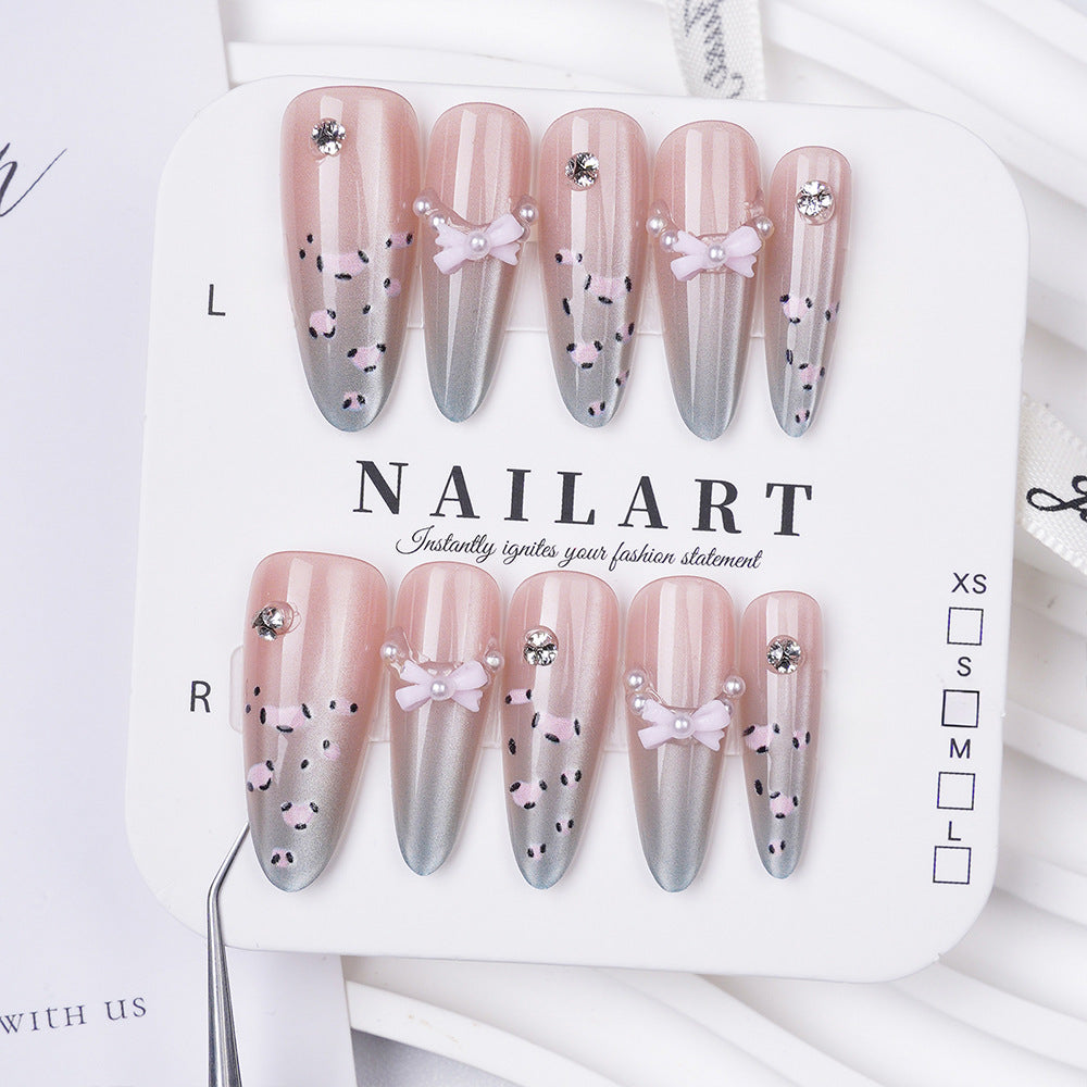 Blumen Design Press-On Nagel Set Brehn