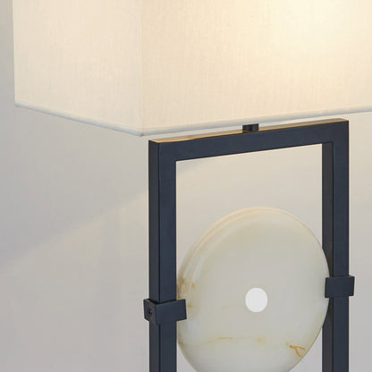 Zeitgenössische Tischlampe mit elegantem geometrischen Design