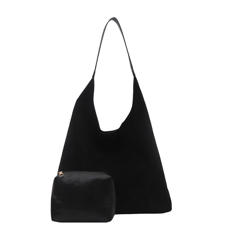 Wildleder Slouchy Hobo Bag Brehn