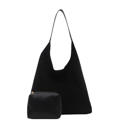 Wildleder Slouchy Hobo Bag Brehn