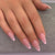 Elegante Stiletto Kunstnägel mit Filigranem French-Tip Brehn