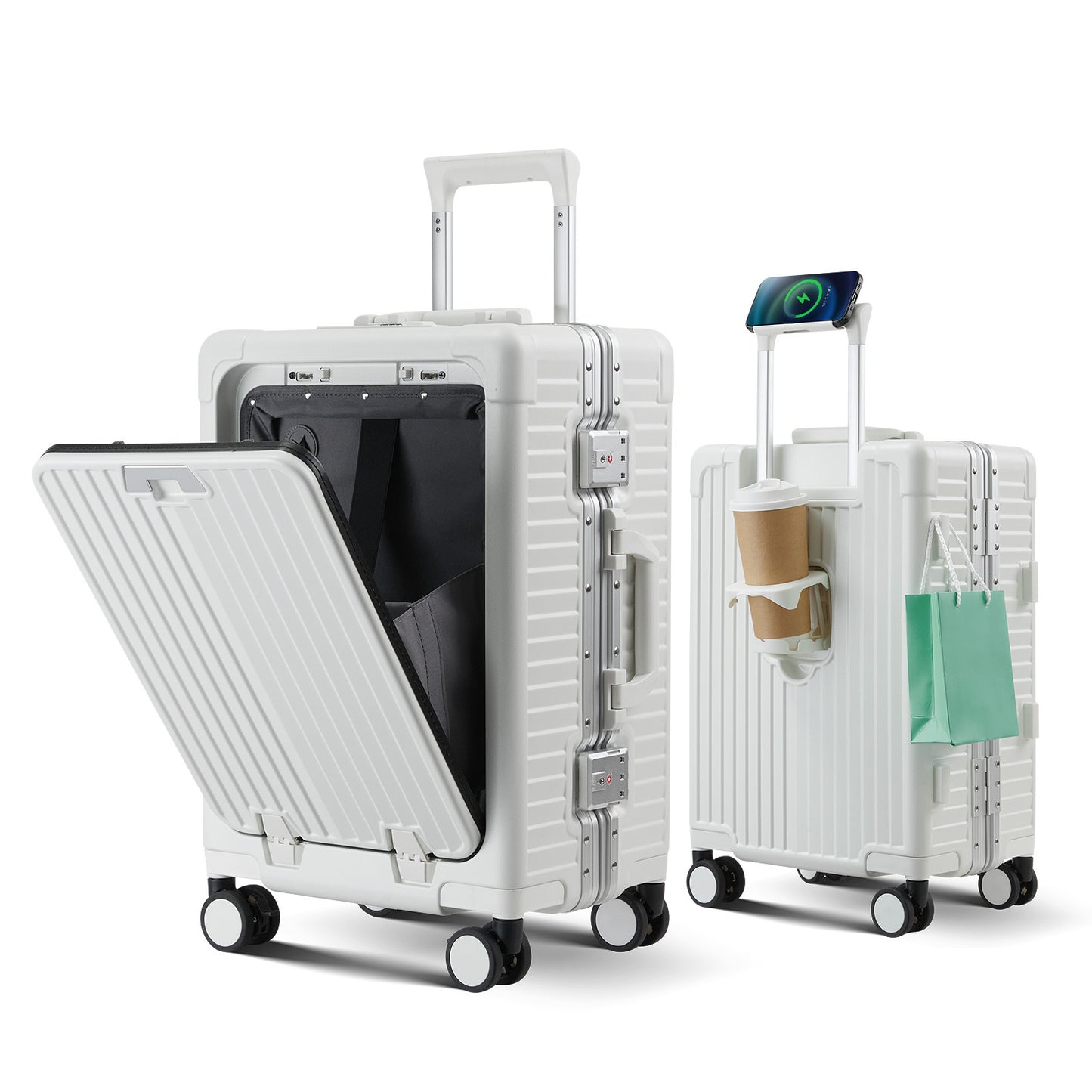 Unisex Smart Hartschalen Reisekoffer Brehn