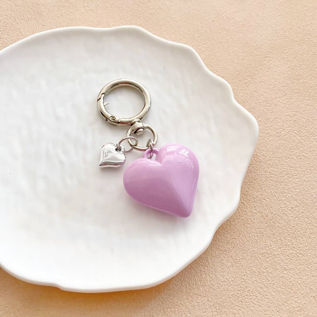 Herzförmiger Charm Schlüsselanhänger Brehn