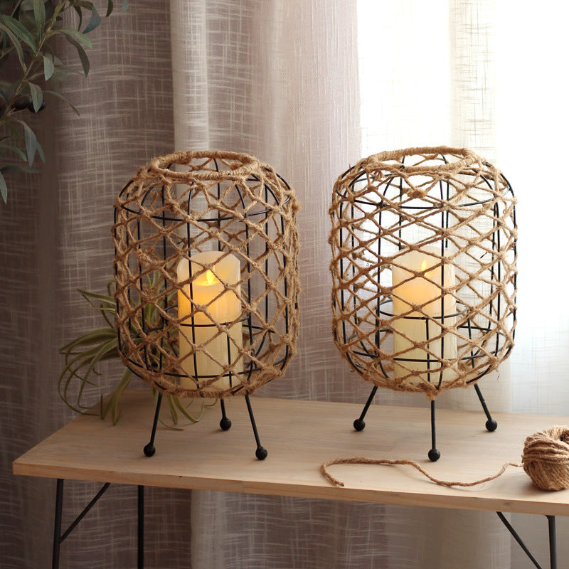 Dekorativer Korb mit Naturfaser-Design Brehn