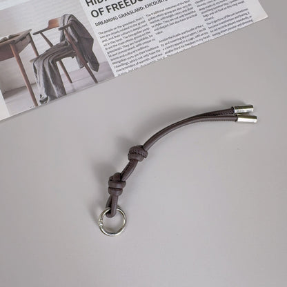 Stylischer Leder-Schlüsselanhänger Halter Brehn