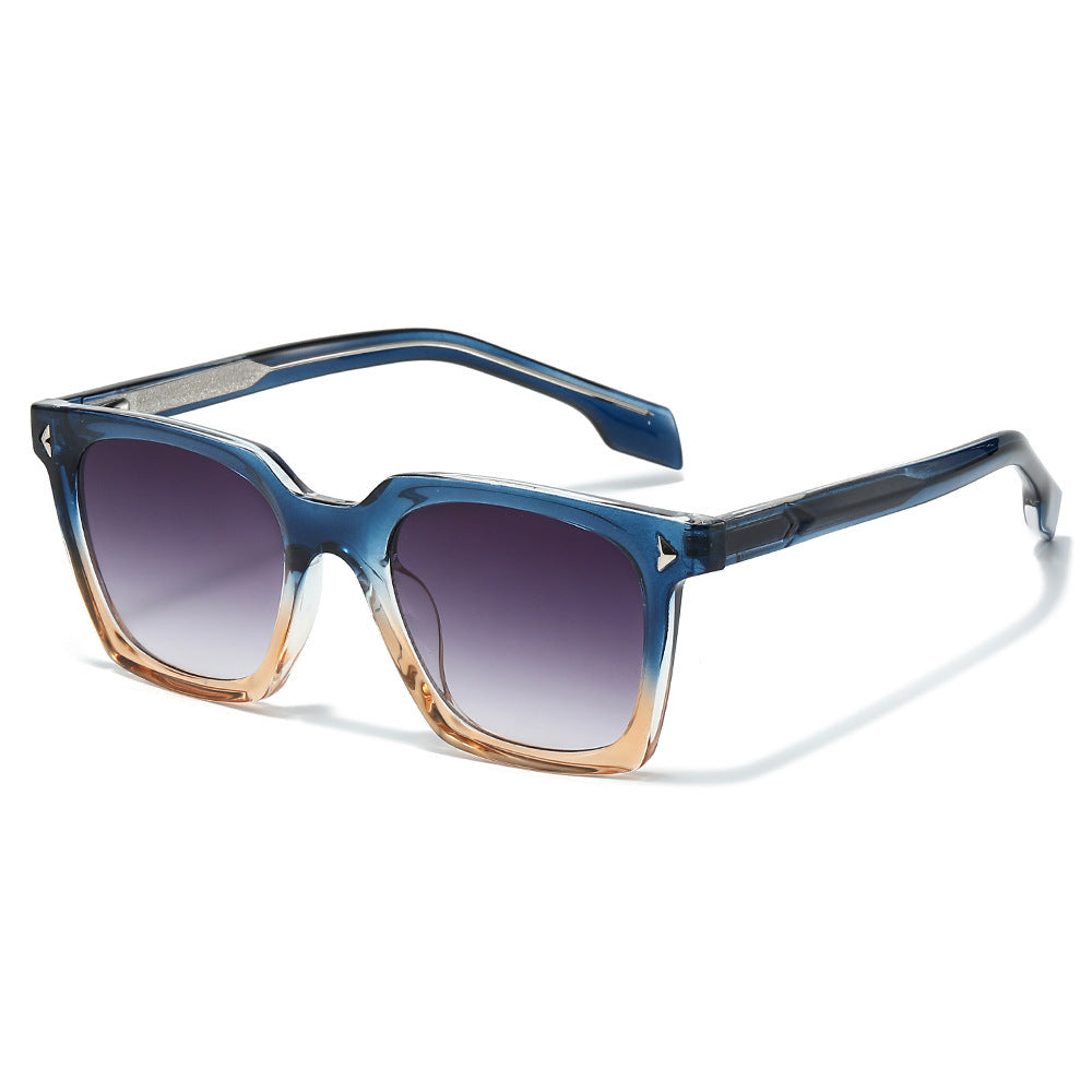 Retro-inspirierte übergroße geometrische Sonnenbrille Brehn