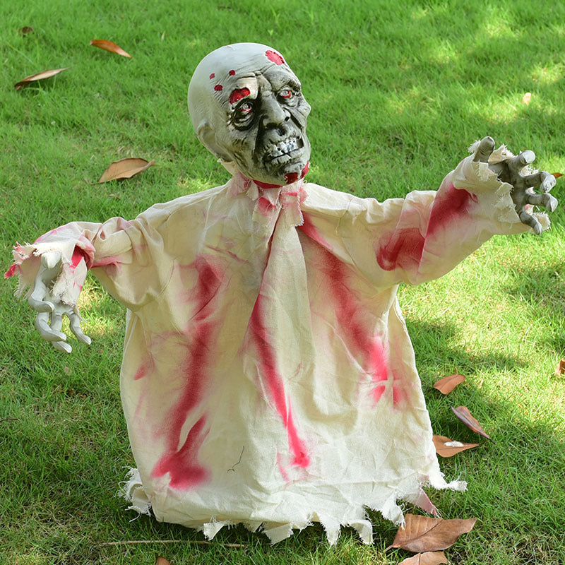 Animierte gruselige Zombie-Dekoration Brehn
