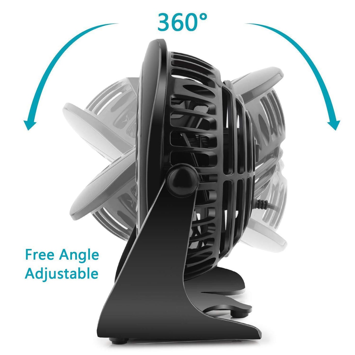 Damen Tischventilator mit individuellem Neigungswinkel Brehn