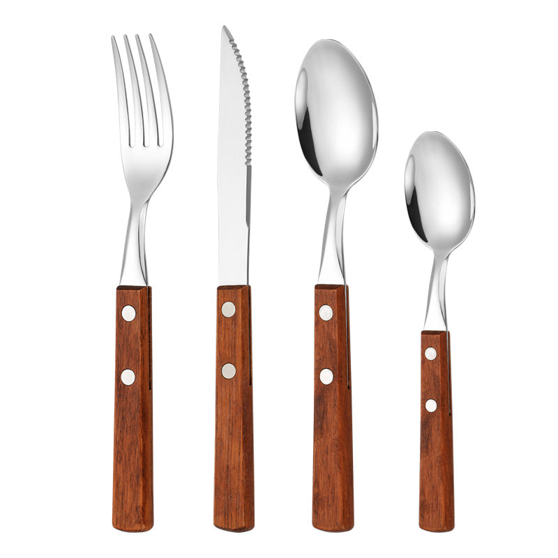 Dessertlöffel mit Ergonomischem Holzgriff Brehn