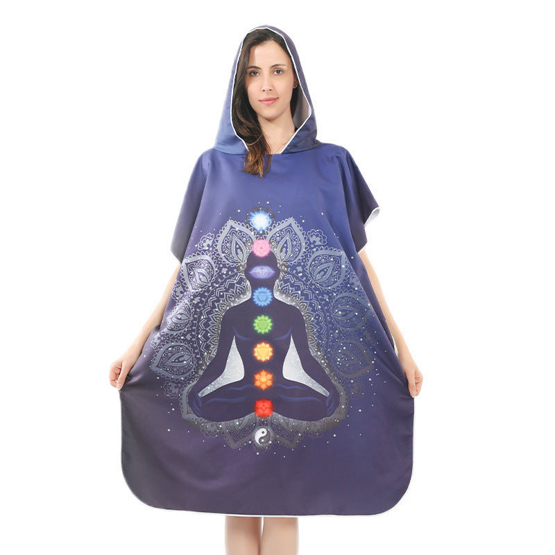 Strandkleid mit tropischem Druck Brehn